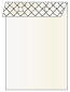 Casablanca Black & White Layer Invitation Cover (5 3/8 x 7 3/4) - 25/Pk