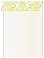 Victoria Lime Layer Invitation Cover (5 3/8 x 7 3/4) - 25/Pk