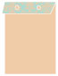 Victoria Tan Layer Invitation Cover (5 3/8 x 7 3/4) - 25/Pk