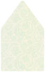 Paisley Green 6 x 6 Envelope Liner (for 6 x 6 envelopes) - 25/Pk