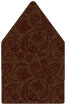 Paisley Chocolate 6 x 6 Envelope Liner (for 6 x 6 envelopes) - 25/Pk