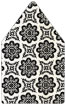 Morocco Black 6 x 6 Envelope Liner (for 6 x 6 envelopes) - 25/Pk
