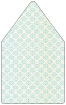Rococo Aqua 6 x 6 Envelope Liner (for 6 x 6 envelopes) - 25/Pk