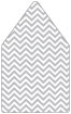 Chevron Pewter 6 x 6 Envelope Liner (for 6 x 6 envelopes) - 25/Pk