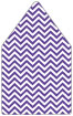 Chevron Amethyst 6 x 6 Envelope Liner (for 6 x 6 envelopes) - 25/Pk