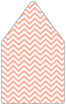 Chevron Ginger 6 x 6 Envelope Liner (for 6 x 6 envelopes) - 25/Pk