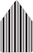 Stripe Black & White 6 x 6 Envelope Liner (for 6 x 6 envelopes) - 25/Pk