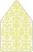 Victoria Lime 6 x 6 Envelope Liner (for 6 x 6 envelopes) - 25/Pk