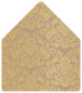 Floral Bronze A6 Envelope Liner (for A6 envelopes) - 25/Pk