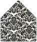 Floral Black A6 Envelope Liner (for A6 envelopes) - 25/Pk