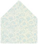 Paisley Blue A6 Envelope Liner (for A6 envelopes) - 25/Pk