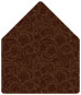 Paisley Chocolate A6 Envelope Liner (for A6 envelopes) - 25/Pk