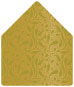 Peacock Antique Gold A6 Envelope Liner (for A6 envelopes) - 25/Pk