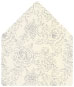 Rose Silver A6 Envelope Liner (for A6 envelopes) - 25/Pk