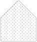 Polkadot Black A6 Envelope Liner (for A6 envelopes) - 25/Pk