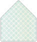 Rococo Aqua A6 Envelope Liner (for A6 envelopes) - 25/Pk