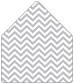 Chevron Pewter A6 Envelope Liner (for A6 envelopes) - 25/Pk