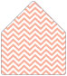 Chevron Ginger A6 Envelope Liner (for A6 envelopes) - 25/Pk