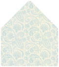 Paisley Blue 4 Bar Envelope Liner (for 4BAR envelopes) - 25/Pk