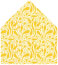 Peacock Yellow 4 Bar Envelope Liner (for 4BAR envelopes) - 25/Pk