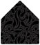 Peacock Black 4 Bar Envelope Liner (for 4BAR envelopes) - 25/Pk