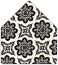 Morocco Black 4 Bar Envelope Liner (for 4BAR envelopes) - 25/Pk