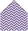 Chevron Amethyst 4 Bar Envelope Liner (for 4BAR envelopes) - 25/Pk