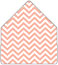 Chevron Ginger 4 Bar Envelope Liner (for 4BAR envelopes) - 25/Pk