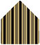 Stripe Black 4 Bar Envelope Liner (for 4BAR envelopes) - 25/Pk