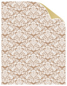 Floral Bronze Text 8 1/2 x 11 - 25/Pk