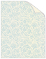 Paisley Blue Matte Text - 25/Pk