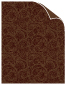 Paisley Chocolate Matte Text - 25/Pk