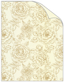 Rose Antique Text 8 1/2 x 11 - 25/Pk