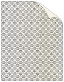 Rococo Black Text 8 1/2 x 11 - 25/Pk