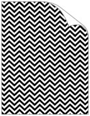 Chevron B&W Text 8 1/2 x 11 - 25/Pk