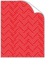 Zig Zag Red Matte Text - 25/Pk