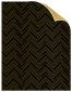 Zig Zag Black Matte Text - 25/Pk