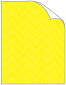 Zig Zag Yellow Matte Text - 25/Pk