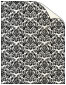 Floral Black Cover 8 1/2 x 11 - 25/Pk
