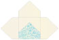 Paisley Aquamarine Pochette Style A5 (5 1/2 x 5 1/2) - 10/Pk