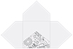 Morocco Silver Pochette Style A5 (5 1/2 x 5 1/2) - 10/Pk