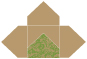 Renaissance Green Pochette Style A5 (5 1/2 x 5 1/2) - 10/Pk