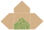 Nature Green Pochette Style A5 (5 1/2 x 5 1/2) - 10/Pk