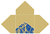 Nature Navy Pochette Style A5 (5 1/2 x 5 1/2) - 10/Pk