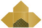 Chevron Noir Pochette Style A5 (5 1/2 x 5 1/2) - 10/Pk