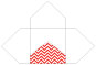 Chevron Rouge Pochette Style A5 (5 1/2 x 5 1/2) - 10/Pk