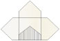 Stripe Grey Pochette Style A5 (5 1/2 x 5 1/2) - 10/Pk