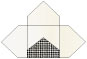 Houndstooth Black & White Pochette Style A5 (5 1/2 x 5 1/2) - 10/Pk