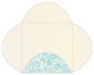 Paisley Aquamarine Pochette Style B4 (5 7/8 x 5 7/8) - 10/Pk