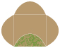 Renaissance Green Pochette Style B4 (5 7/8 x 5 7/8) - 10/Pk